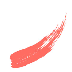 Colored Abstract Grunge Paint Brush Stroke Design Element