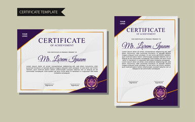 Business, Training Achievement Certificate Template
