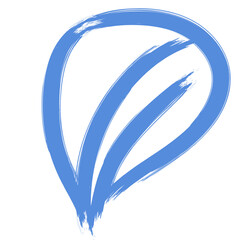 Obraz premium Colored Abstract Grunge Paint Brush Stroke Design Element