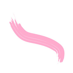 Colored Abstract Grunge Paint Brush Stroke Design Element