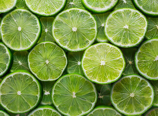 lime slices background for advertising and design; lemon, orange