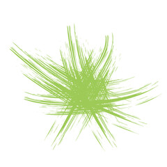 Colored Abstract Grunge Paint Brush Stroke Design Element