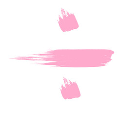 Colored Abstract Grunge Paint Brush Stroke Design Element