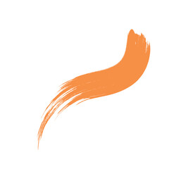 Colored Abstract Grunge Paint Brush Stroke Design Element