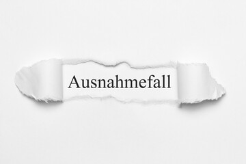 Ausnahmefall	