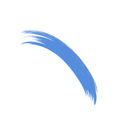 Colored Abstract Grunge Paint Brush Stroke Design Element