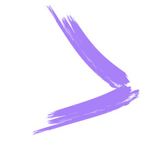 Colored Abstract Grunge Paint Brush Stroke Design Element