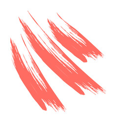 Colored Abstract Grunge Paint Brush Stroke Design Element
