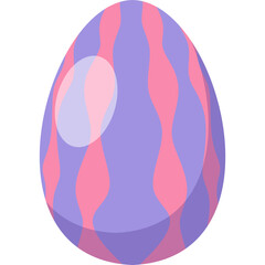Flat Easter Egg