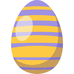 Flat Easter Egg