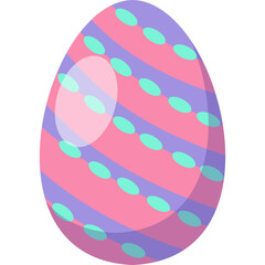 Flat Easter Egg