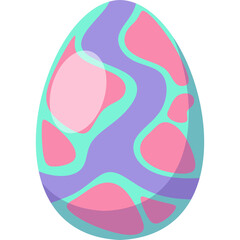 Flat Easter Egg