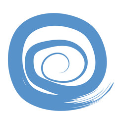 Colored Abstract Grunge Paint Brush Stroke Design Element