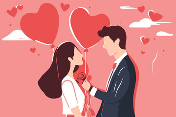 valentine day background vector