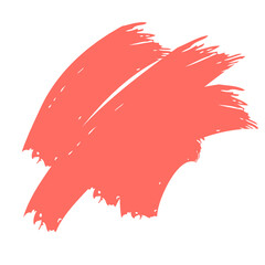 Colored Abstract Grunge Paint Brush Stroke Design Element