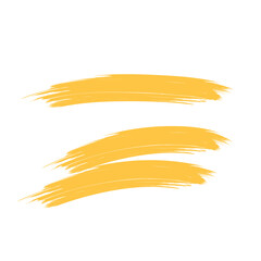 Colored Abstract Grunge Paint Brush Stroke Design Element