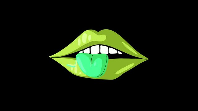 Cartoon Lips Motion Graphics is a vibrant and dynamic hand-drawn animation made up of a collection of various abstract flash fx elements in 4k resolution with alpha channel.