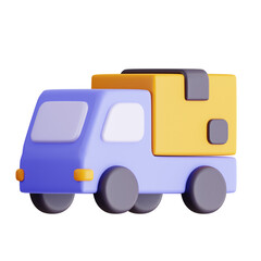 3D Model of a Delivery Truck. Delivery Truck Design for Efficient and Timely Deliveries.
3d illustration, 3d element, 3d rendering. 3d visualization isolated on a transparent background