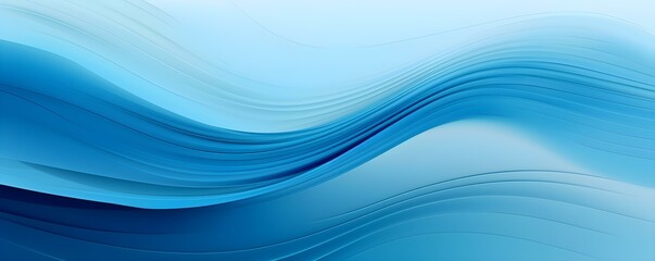 Fototapeta premium Colorful Designed Horizontal Header With Strong Blue