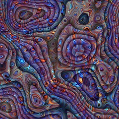 Abstract colorful wavy groovy psychedelic background