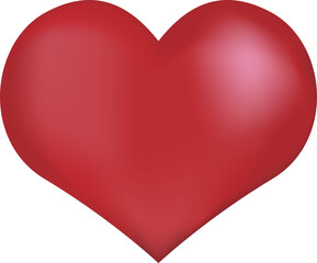 ハート　3dcg　ベクター　イラスト素材