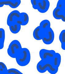 Obraz premium blue and white background