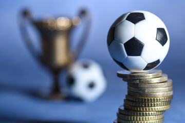 Argent euro finances financier banque euro monnaie football ballon coupe FIFA UEFA