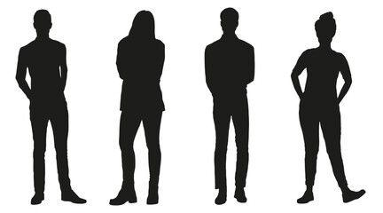 People silhouettes 110
