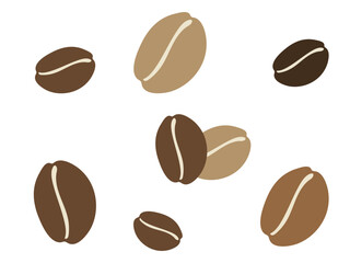 ラフなタッチのコーヒー豆