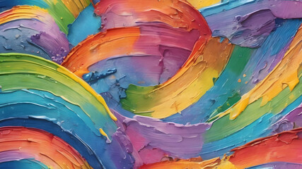 Obraz premium Abstract oil color background template . Abstract Modern Backgrounds design. AI generated image