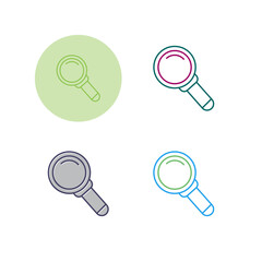 Magnifying Glass Vector Icon