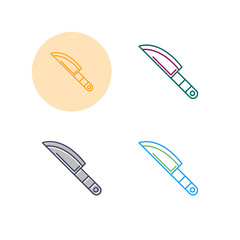 Knife Vector Icon