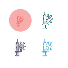 Vaccination Vector Icon