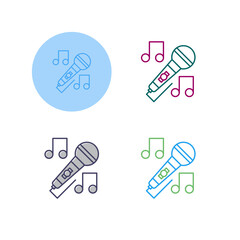 Karaoke Vector Icon