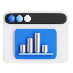 Digital Insight 3D Rendering of Online Analysis. Strategic Data Examination Modern 3D Online Analysis 
3d illustration, 3d element, 3d rendering. 3d visualization isolated on a transparent background