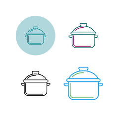 Cooking Pot Vector Icon