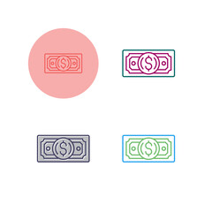 Dollar Note Vector Icon