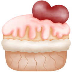 Valentine's Day Cute Bear Holding HearCute bear holding heart