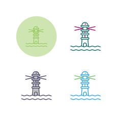 Lighthouse Vector Icon