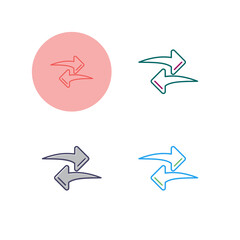 Exchange Vector Icon