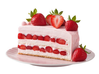 Strawberry cake and blueberry cake background jpg and png