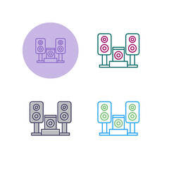 Music System Vector Icon