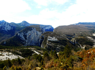 Fototapeta premium beautiful nature and beautiful mountains
