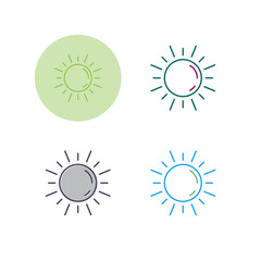 Sun Vector Icon