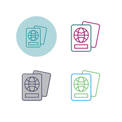 Passport Vector Icon