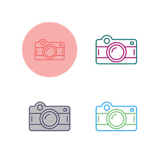 Photo Camera Vector Icon