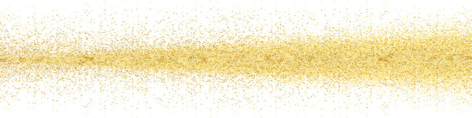 Glitter Texture . Gold Sparkles Background . Vector .