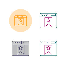 Bookmark Vector Icon
