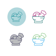 Salad Vector Icon