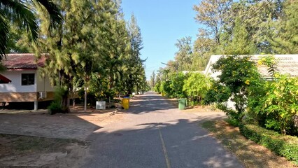 Suburban Street Garbage Collection